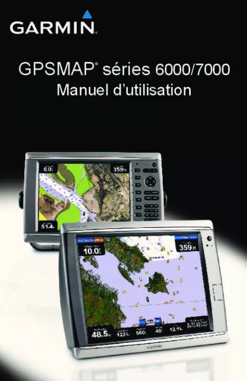 Mode d'emploi GARMIN GPSMAP 6008