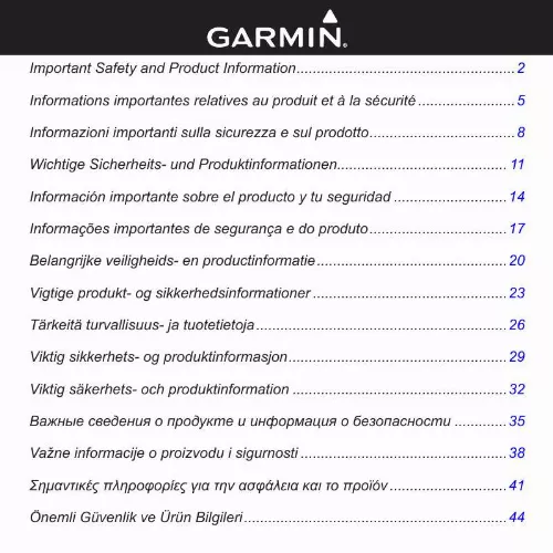 Mode d'emploi GARMIN GPSMAP 740