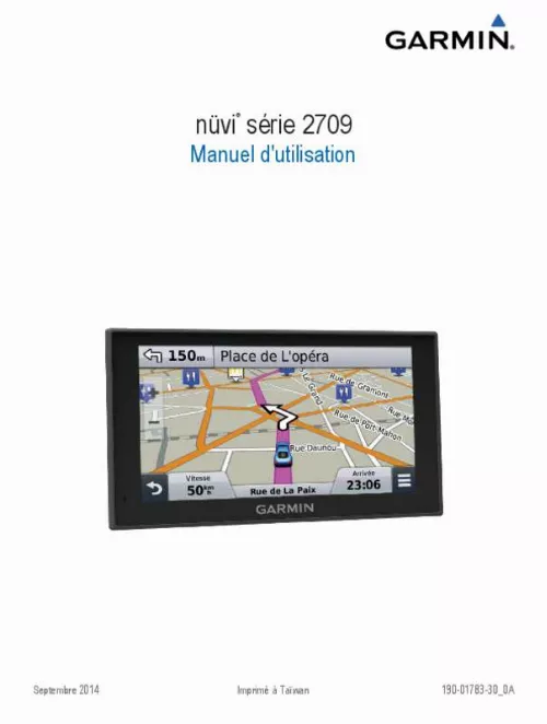 Mode d'emploi GARMIN NUVI 2789