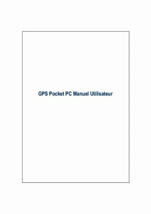 Mode d'emploi GLOFIISH X 500 GPS POCKET PC