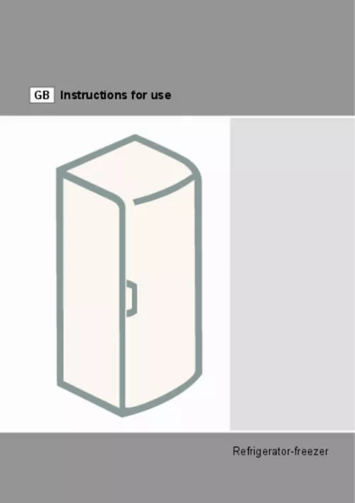 Mode d'emploi GORENJE RB60298