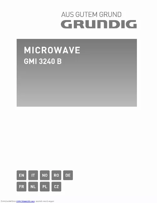 Mode d'emploi GRUNDIG GKPN66840LXPW