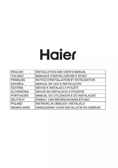 Mode d'emploi HAIER HATS9DS46BWIFI