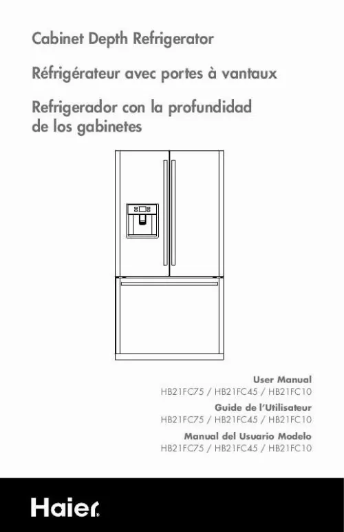 Mode d'emploi HAIER HB21FC10