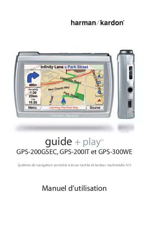 Mode d'emploi HARMAN KARDON GPS-200 (ITALY) [GPS-200IT]