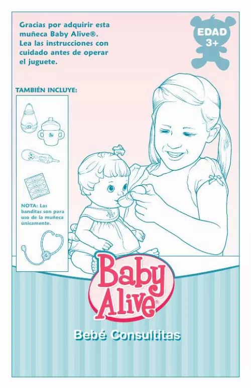Mode d'emploi HASBRO BABY ALIVE BETTER NOW BABY