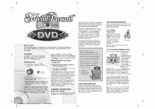 Mode d'emploi HASBRO TRIVIAL PURSUIT DVD
