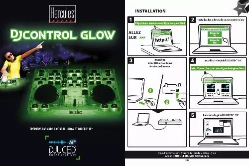 Mode d'emploi HERCULES DJCONTROL GLOW