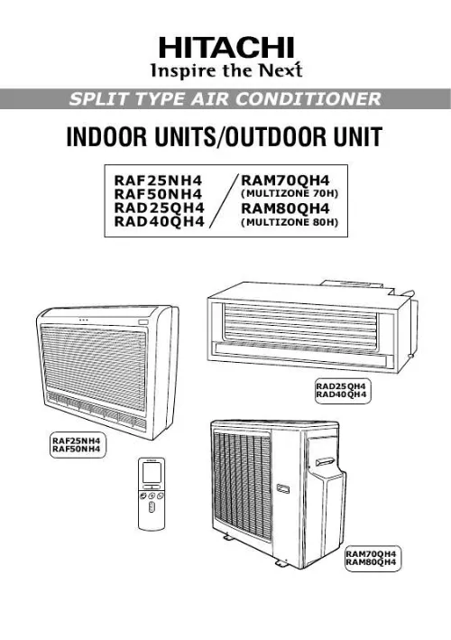 Mode d'emploi HITACHI RAD25QH4