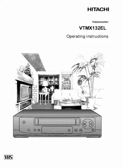 Mode d'emploi HITACHI VTMX132EL