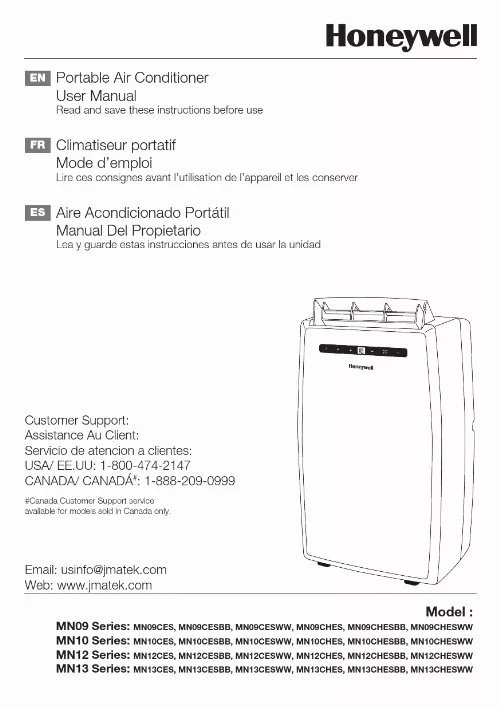 Mode d'emploi HONEYWELL HCE200BE4