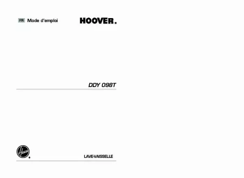 Mode d'emploi HOOVER DDY098T