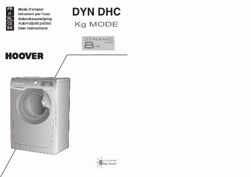 Mode d'emploi HOOVER DYN DHC
