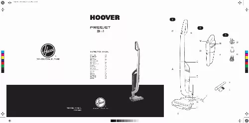 Mode d'emploi HOOVER FREEJET 3IN1