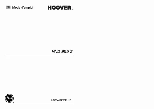 Mode d'emploi HOOVER HND 955 Z