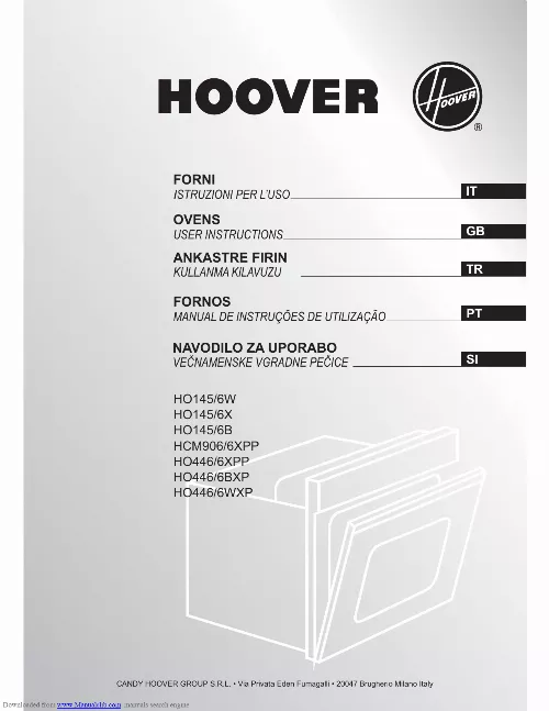 Mode d'emploi HOOVER HO145B