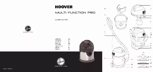 Mode d'emploi HOOVER SX 9760