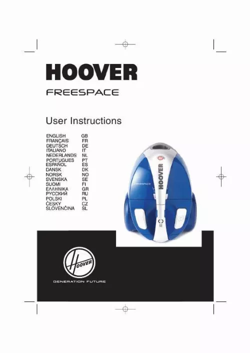 Mode d'emploi HOOVER TF4195