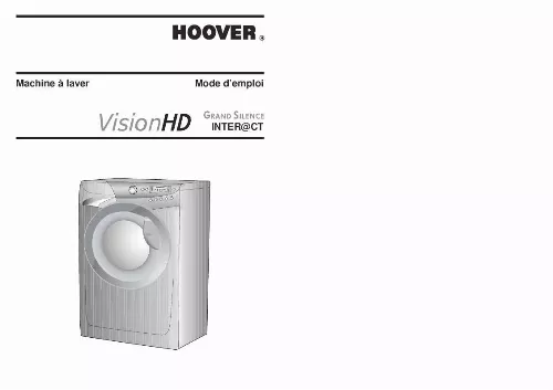 Mode d'emploi HOOVER VHD 916 ZI
