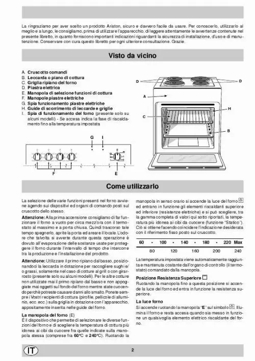 Mode d'emploi HOTPOINT HB 10 A.1 IX