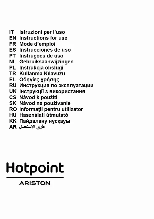 Mode d'emploi HOTPOINT HHGC9.7FLBX