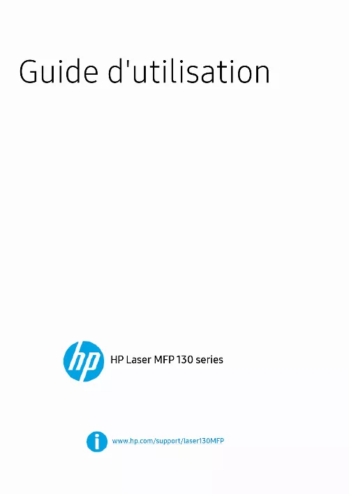 Mode d'emploi HP 135R