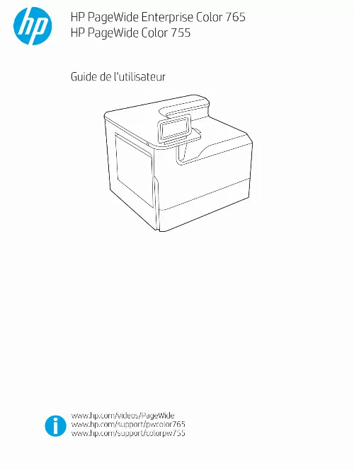 Mode d'emploi HP 755DN