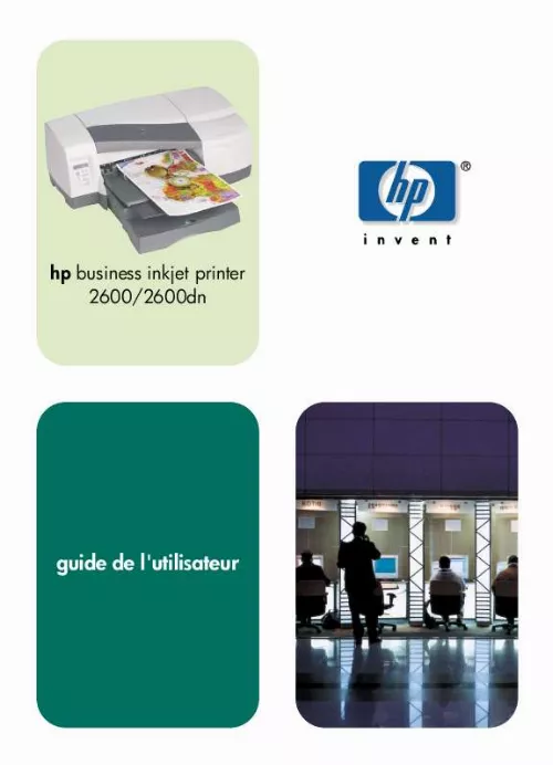 Mode d'emploi HP BUSINESS INKJET 2600