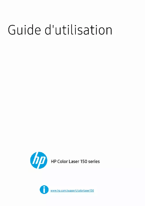 Mode d'emploi HP COLOR 150NW