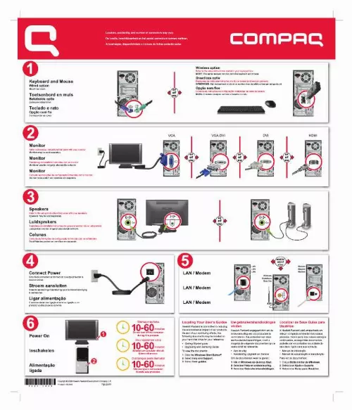 Mode d'emploi HP COMPAQ PRESARIO SR5601