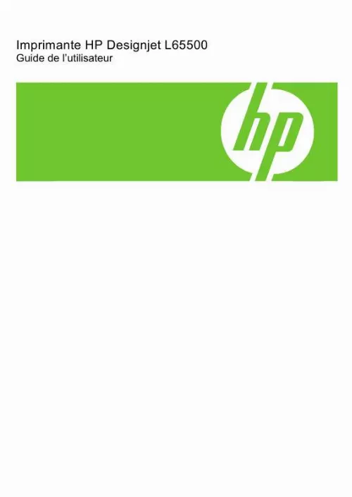 Mode d'emploi HP DESIGNJET L65500