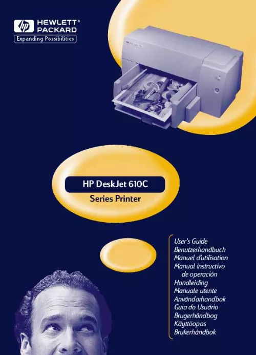 Mode d'emploi HP DESKJET 610/612C