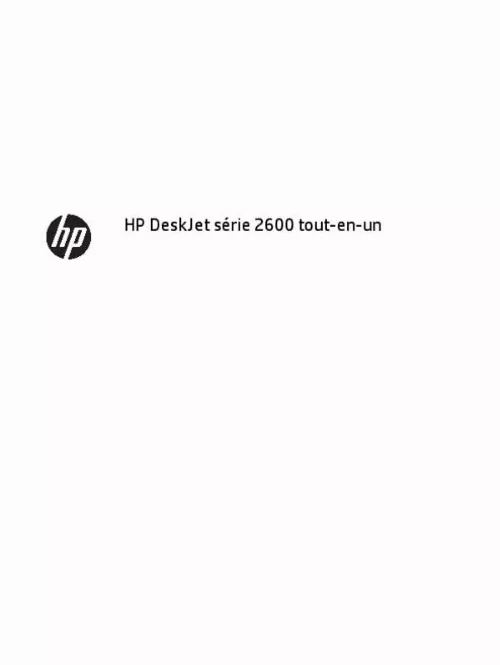 Mode d'emploi HP DESKJET 2620