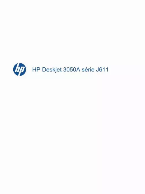 Mode d'emploi HP DESKJET 3050A J611A