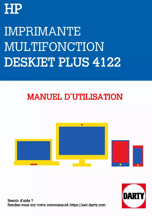 Mode d'emploi HP DESKJET PLUS 4122