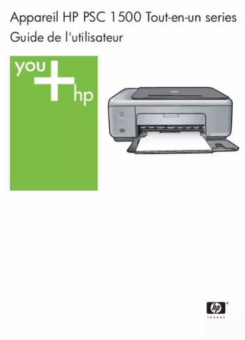 Mode d'emploi HP DJ 1510