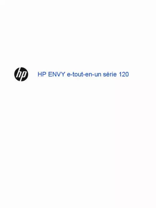Mode d'emploi HP ENVY 120 EAIO