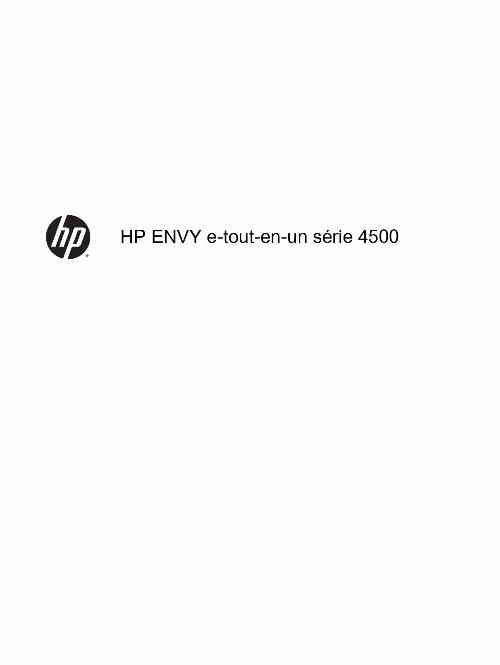 Mode d'emploi HP ENVY 4502 E
