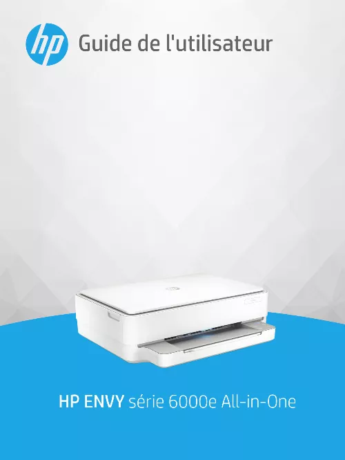 Mode d'emploi HP ENVY 6020E