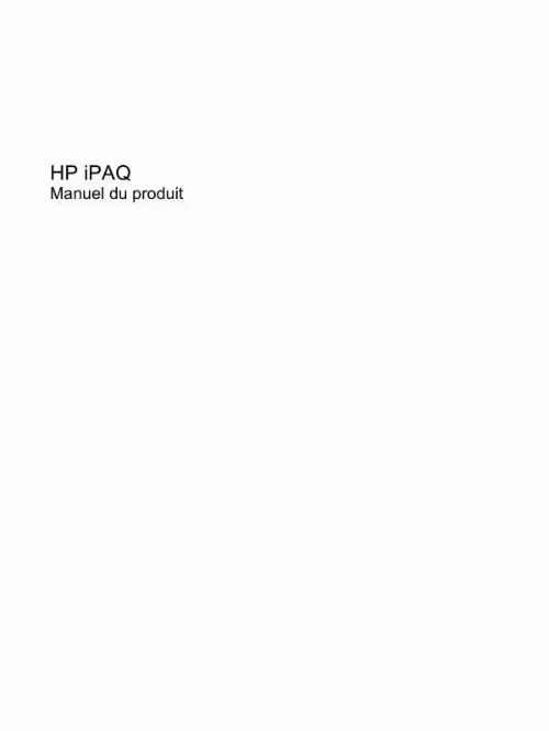 Mode d'emploi HP IPAQ 518 VOICE MESSENGER