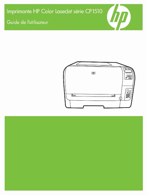 Mode d'emploi HP LASERJET CP1515N