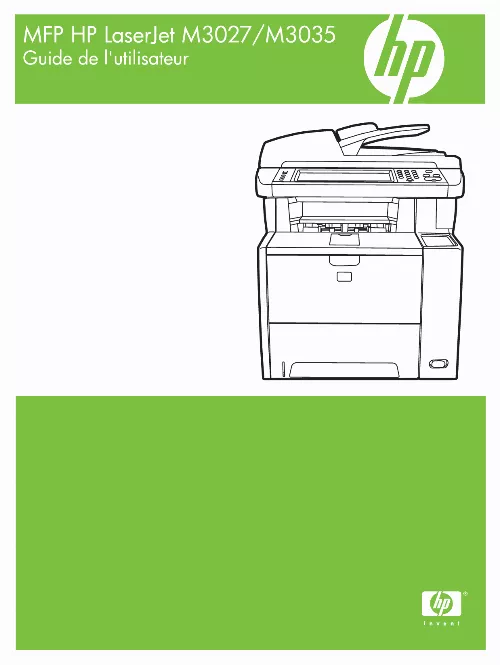 Mode d'emploi HP LASERJET M3035