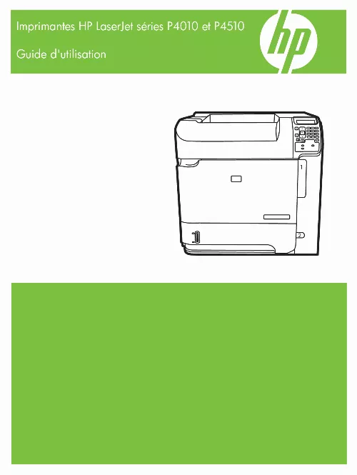 Mode d'emploi HP LASERJET P4515X