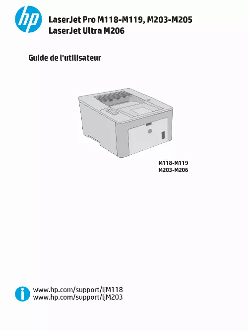 Mode d'emploi HP M203DN