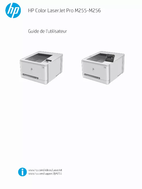 Mode d'emploi HP M255DW