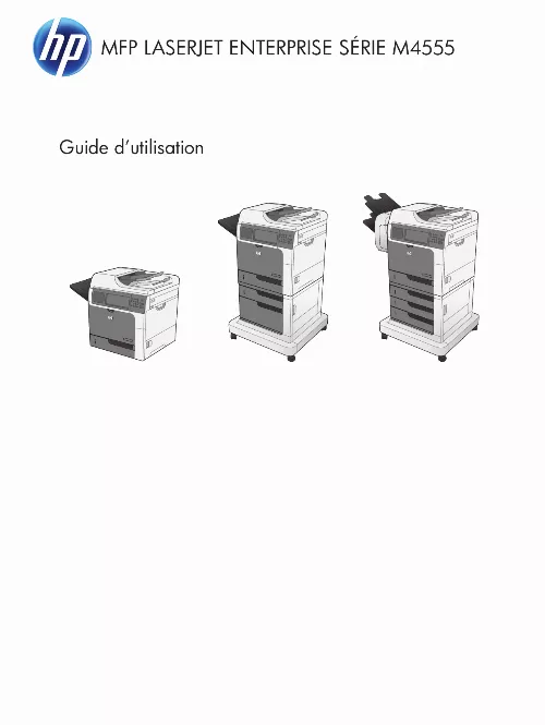 Mode d'emploi HP M4555