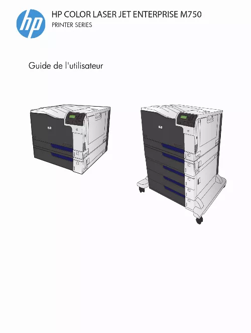 Mode d'emploi HP M750XH