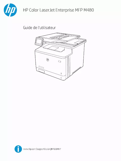 Mode d'emploi HP MFP M480F