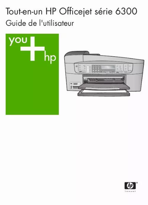 Mode d'emploi HP OFFICEJET 6300 ALL-IN-ONE PRINTER