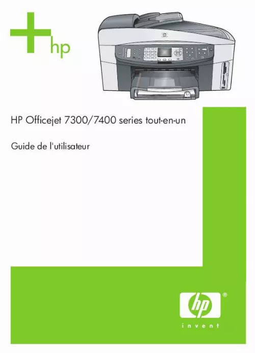 Mode d'emploi HP OFFICEJET 7300 ALL-IN-ONE